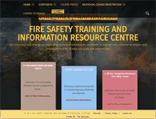 Tablet Screenshot of firesafetraining.net